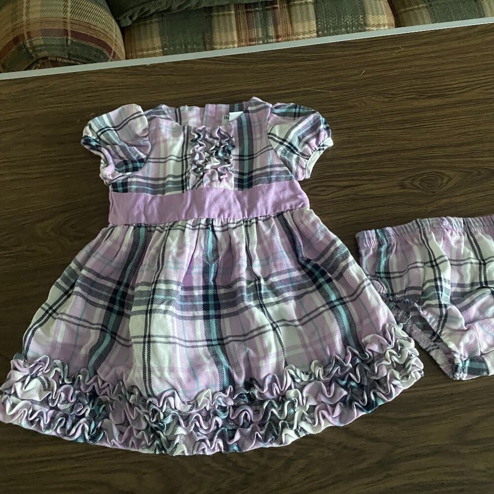 Baby Girl Dress & matching sweater 6-9 Month by Hartstrings